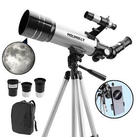 Molimolly Hbq-3342 Telescope For Kids Beginners Adults 70mm Aperture 400mm Az Mount Portable As