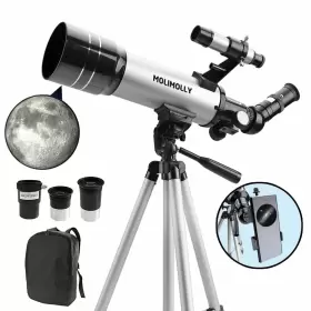 Hbq-3342 Molimolly Telescope For Kids Beginners Adults 70mm Aperture 400mm Az Mount Portable As Hbq-3342 Molimolly Telescope For Kids Beginners Adults 70mm Aperture 400mm Az Mount Portable As