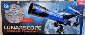 Fac-086409-23308 Nasa Lunarscope 90x 50mm Refractor Coated Optics With Finderscope Tripod