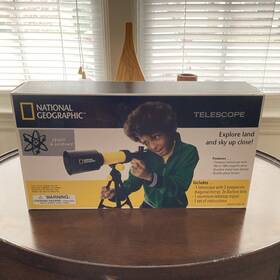 National Geographic 492041101660 Telescope Explorer 20mm 18x-180x Magnification No Instruct