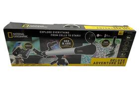 National Geographic 80-30103 Telescope Micrscope& Binocular Deluxe Adventure A3