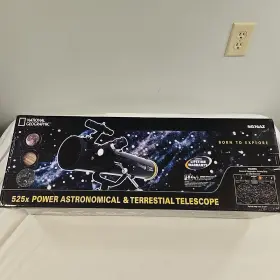 Ng76az National Geographic 525x Power Astronomical And Terrestial Telescope