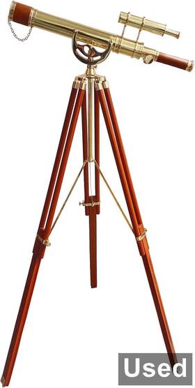Navirock Znst-9857 - Vintage Maritime Anchor Master Telescope Shiny Brass/brown