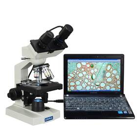 Omax Md82es10-sc100 Xm82esc02 40x-2000x Digital Lab Led Binocular Compound Microscope