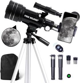 Optics 313032835879 Telescope For Adults Beginners 70mm Aperture Refractor Stargazing