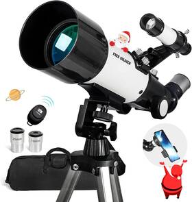 Optics 445020557555 Telescope For Adults Astronomy Beginners - 70mm Aperture And 400mm Focal Length