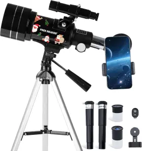 Optics 744110385823 Telescope For Kids 70mm Aperture Astronomical Refractor Telescopes Beginners