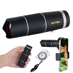Optivora 15 32 15 32 Mini Telescope For Adults High Powered Compact Size Ideal Use As A
