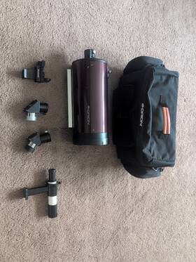 Orion 410000060834 Apex 127mm Maksutov-cassegrain Telescope With Case Diagonals Finderscope