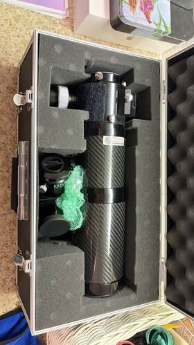 Orion 80edt Cf Telescope With Explore Scientific 2inch Diagonal