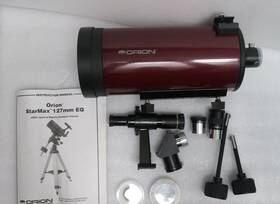 Orion 9826 Starmax 127 Mm Eq Telescope Nice Condition With Carrying Bag Incomplete