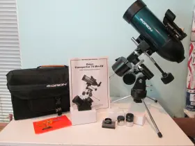 Min-70eq Orion Transporter 70 Min-eq #9859 Tabletop Equatorial Refracting Telescope