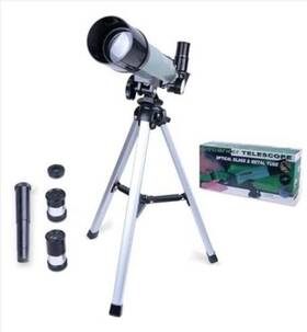 Qooarket Fm36050 Telescope For Kids - 90x Magnification Includes Three Eyepieces Tabletop Tripo