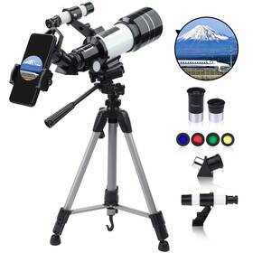 Qunse Wr-854 Maxlapter 300mm Telescopes For Kids Adults Beginners 40x-150x Potable Telescope