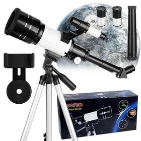 Rhergrac 721527951803 Beginner-friendly 70mm Astronomical Telescope With 300mm Focal Length Up To