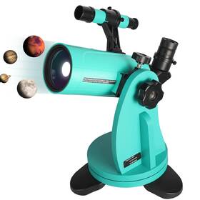 Sarblue 727380313017 Maksutov-cassegrain Telescope 60 With Dobsonian Mount 60mm Aperture 750mm Fo