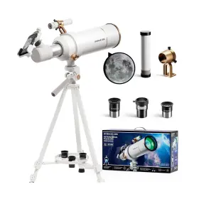 1602152023gv0001 Science Can Telescope For Kids And Adults - 70mm Aperture 16x-120x High Power 1602152023gv0001 Science Can Telescope For Kids And Adults - 70mm Aperture 16x-120x High Power
