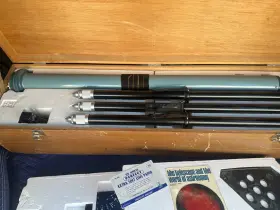 6344 Sears 76mm Telescope 1971 Complete Excellent Condition With Box And Accessories