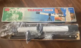 79-2407 Sears Model No. 150 Powerv50mm Refractor Telescope Wood Tripod 79-2407 Sears Model No. 150 Powerv50mm Refractor Telescope Wood Tripod