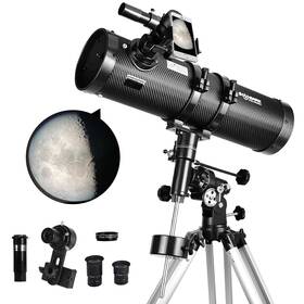 Solomark 703501411404 Telescope 130eq Newtonian Reflector Telescopes For Adults Professional Teles