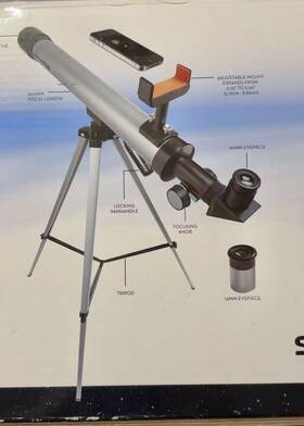 Space Navigator By Invintiv Iw0500bk Skyview Star Finding Telescope 50mm Lens Smartphone Mnt