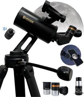 Spectrum Optical Instruments St-az60-70750a Spectrumoi High Powered Maksutov Telescope 70mm Az Mount Wireless Control 6194c5