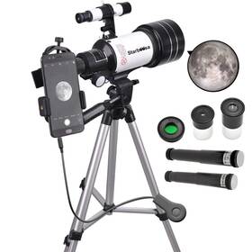 Starboosa 753326756914 Telescope For Beginners 70mm Aperture 300mm With Adjustable Tripod And Smartpho