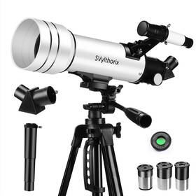 Svylthorix Svy-a-t000002 Beginner-friendly Astronomical Telescope F70400m - Easy To Use Hd