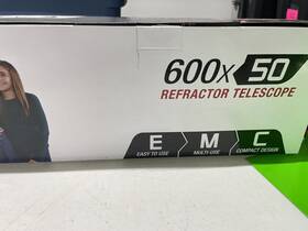 Tasco 046162000472 Spacestation 600 X 50mm Refractor Telescope Brand New In Box