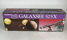 Tasco 046162131664 New Vintage 1997 Galaxsee 525x Blue Telescope Model 45-060525