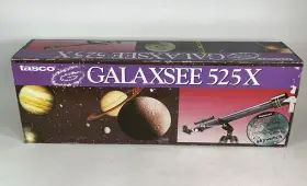 45-060525 Tasco 046162131664 New Vintage 1997 Galaxsee 525x Blue Telescope Model 45-060525 Tasco 046162131664 New Vintage 1997 Galaxsee 525x Blue Telescope Model