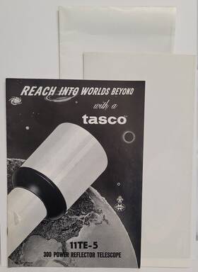 Tasco 11te-5 1969 Telescope Manual With Moon Poster And Solar System
