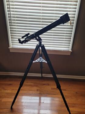 Tasco 302058 Refractor Telescope 60mm Coated Optics Standard Finderscope