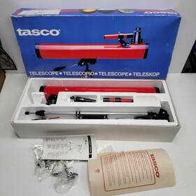 Tasco 33tr Barely Used - Vintage Red #33tr Telescope 33 Tr In Original Box