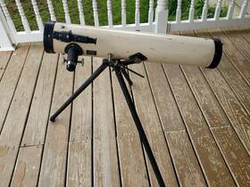 Tasco 3te-r Model Reflection Telescope Vtg 1960s 140 Power D 3 Inch F 700mm Read