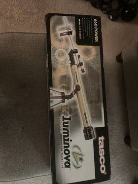 Tasco 40060660 660x 60mm Luminova Achromatic Refractor Telescope Kit Metallic Champagne