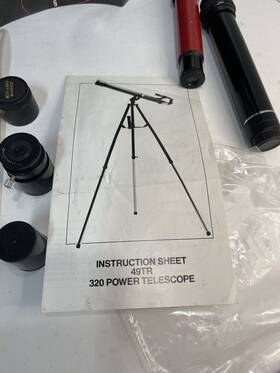 Tasco 49tr Telescope Model 320 Power