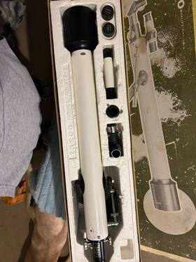 Tasco 9te-5 Vintage Refractor Telescope