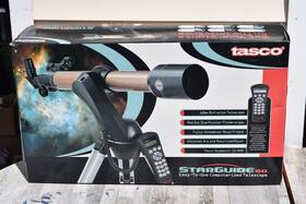 Tasco St-60700ct New In Box Vintage Starguide 60 Motorized Telescope W Mission Control