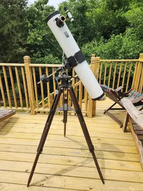 0122 Towa Vintage 1970s Japan Sears 4.5 Inch With Clock Drive Astronomical Telescope