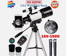 Toyerbee 313041475424 Telescopio Astronomico Profesional Astronomical 70 Mm Refractor Con 3 Oculares