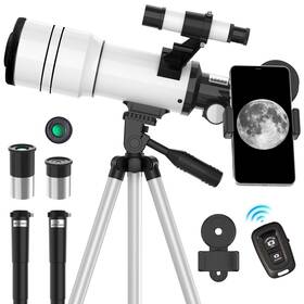 Toyerbee By-001ca Telescope For Adults And Kids 70mm Aperture Astronomical Refractor Te