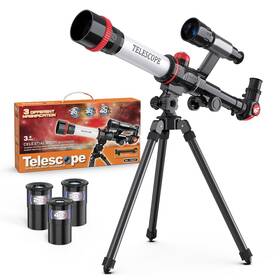 Toyerbee Tp1627 Telescope For Kids With 3 Eyepieces And Compass Toy T