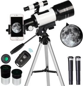 Toyerbee Yc0001 Telescope For Adults And Kids 70mm Aperture Refractor 15x-150x Portable