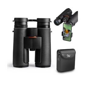 Trv Ws1042 10x42 Binoculars For Adults High Powered - Waterproof Fogproof Bak4 Prism Wi