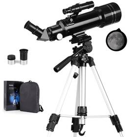 Tuword 791466268287 Astronomical Telescope Pro 400/70 Fmc Refractor Telescopes With Adjustable T