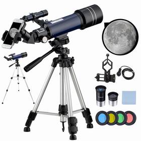 Un Brand Wr-852-3 Telescope 70/400mm For Adults And Kids Refractor Astronomical Telesc