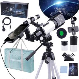 Uscamel 664213076001 70mm Telescope For Adults Astronomy With Carry Bag And Tripod