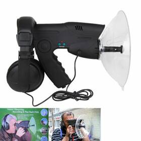 Vastfire Hm080 100m Parabolic Sonic Listening Amplifier Device Microphone Bionic Ear Sound