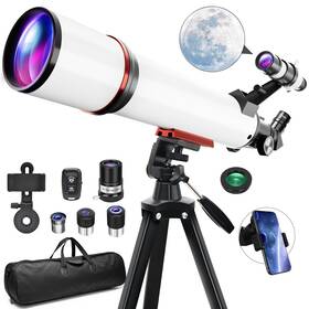 Vilupvie 657381352183 Telescope For Adults Astronomy 90mm Aperture 700mm Refractor Telescopes K